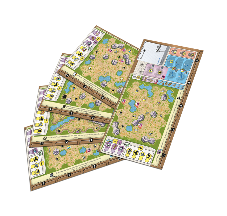 Ark Nova: Dierentuinplattegrond set 2