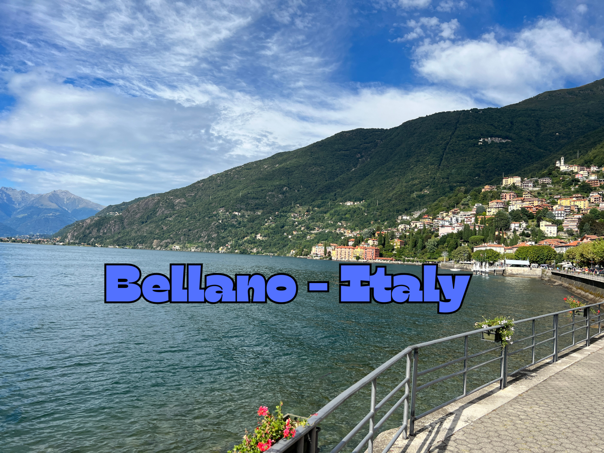 Trip to Bellano in Italy