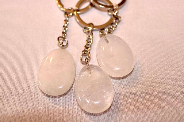 Porte clefs pierre naturelle