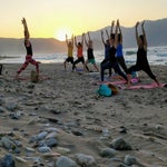 sunset yoga