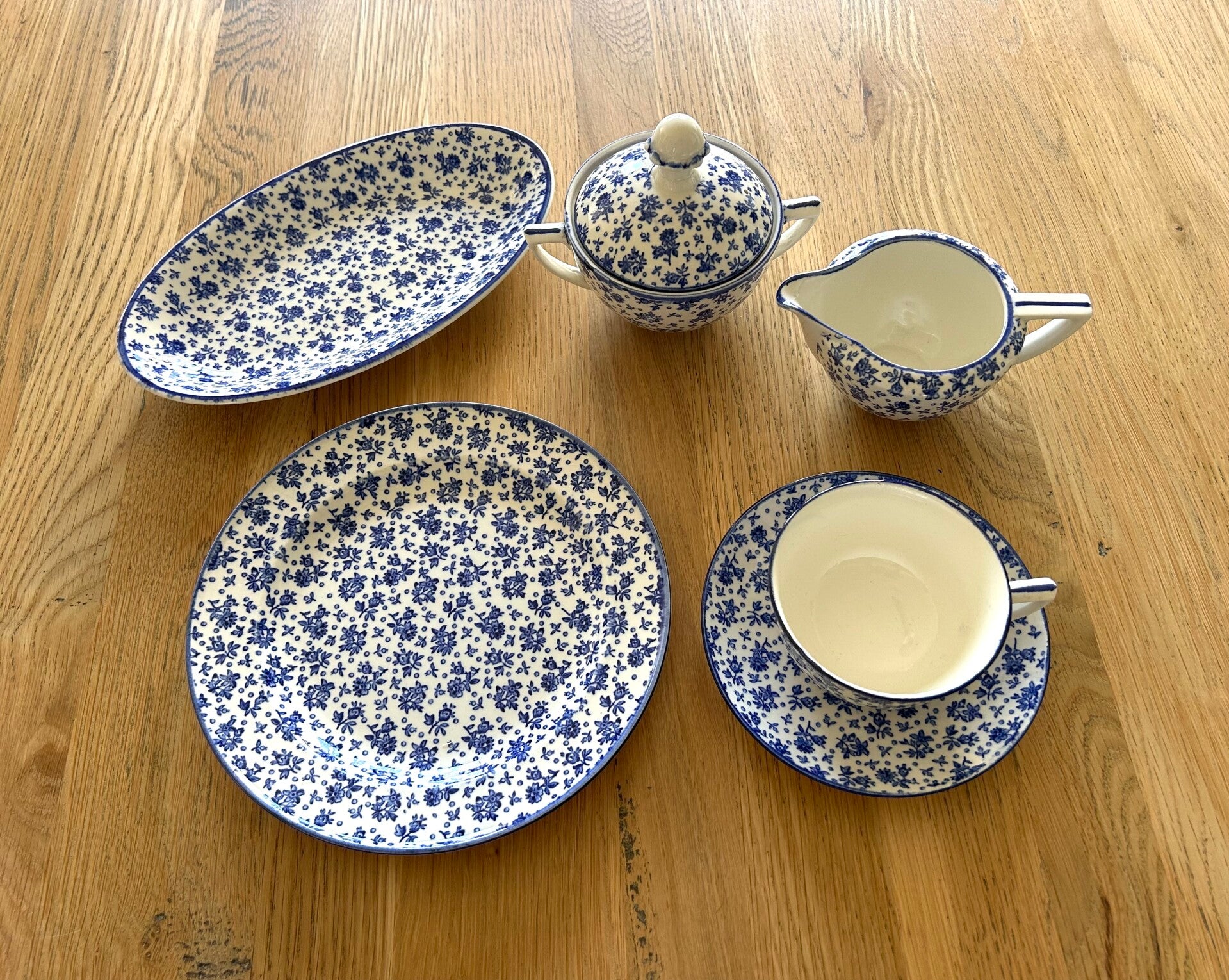 Petrus Regout Annam 6 pers koffieservies 22 delig