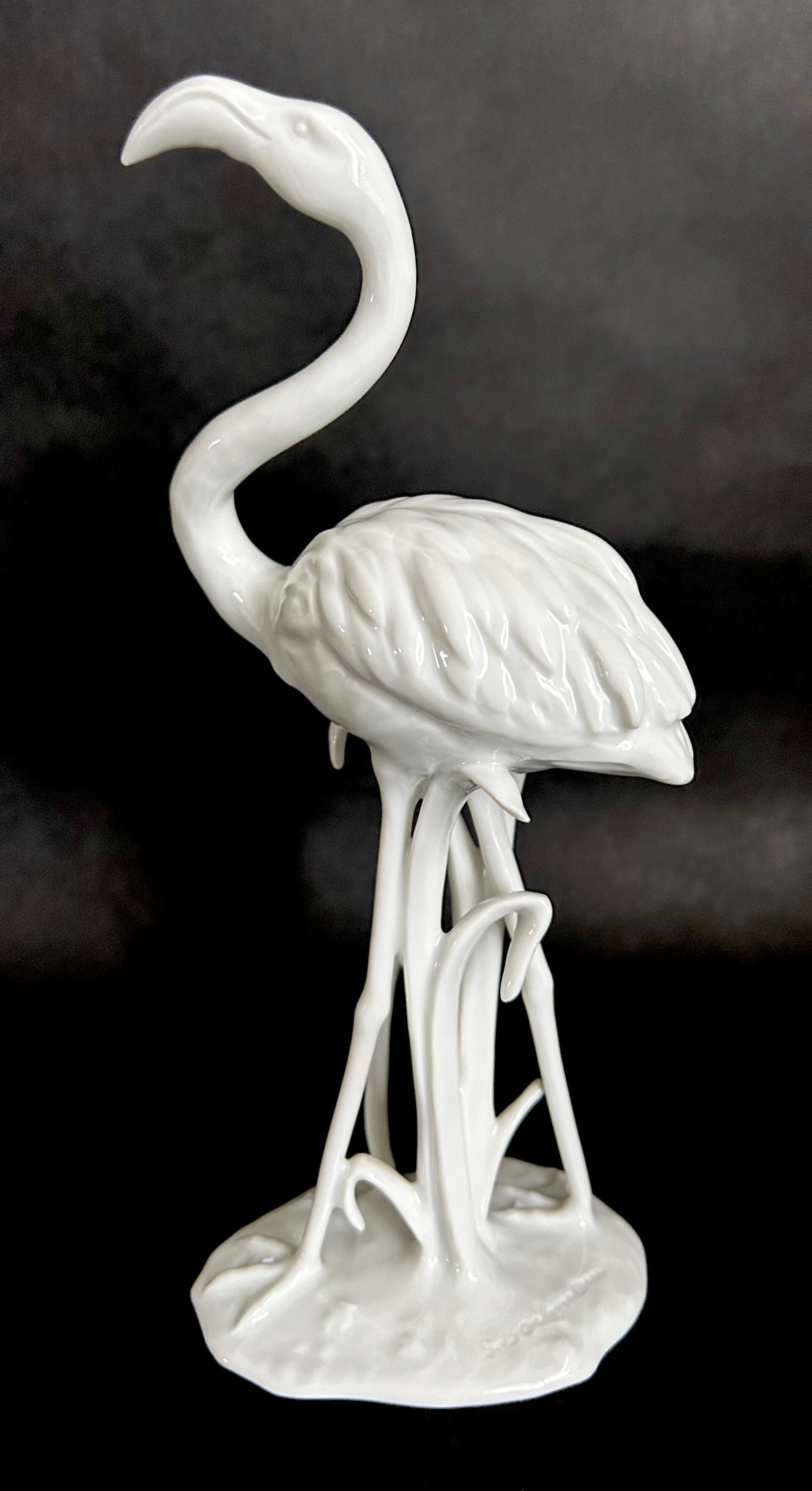 Kaiser Porzellan porselein Germany flamingo Bisquit