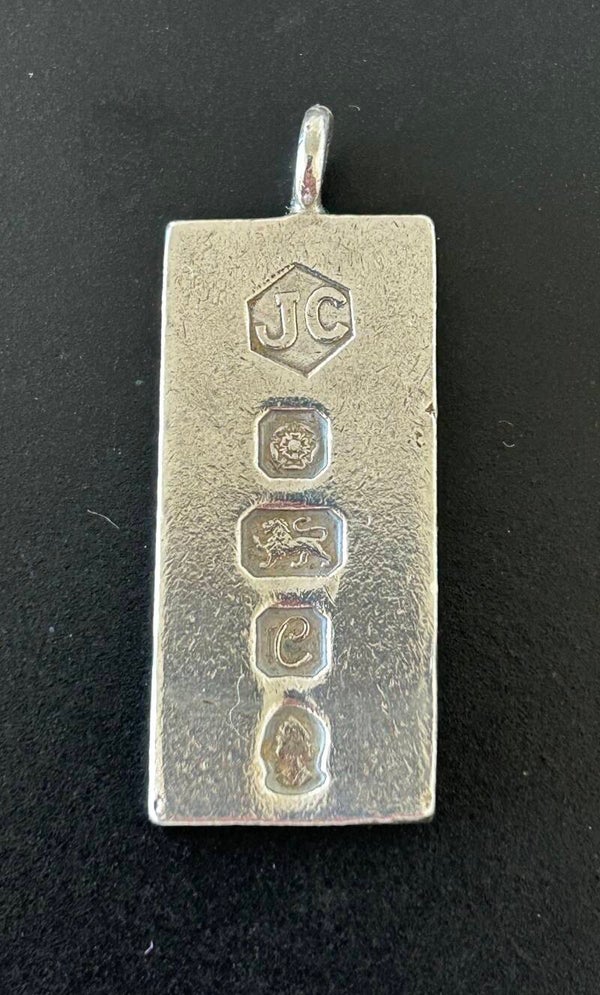 English sterling silver ingot zilver bar zilvergehalte 925