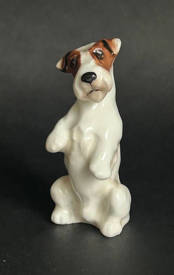 Royal Doulton England Porselein hond Jack Russel bone china