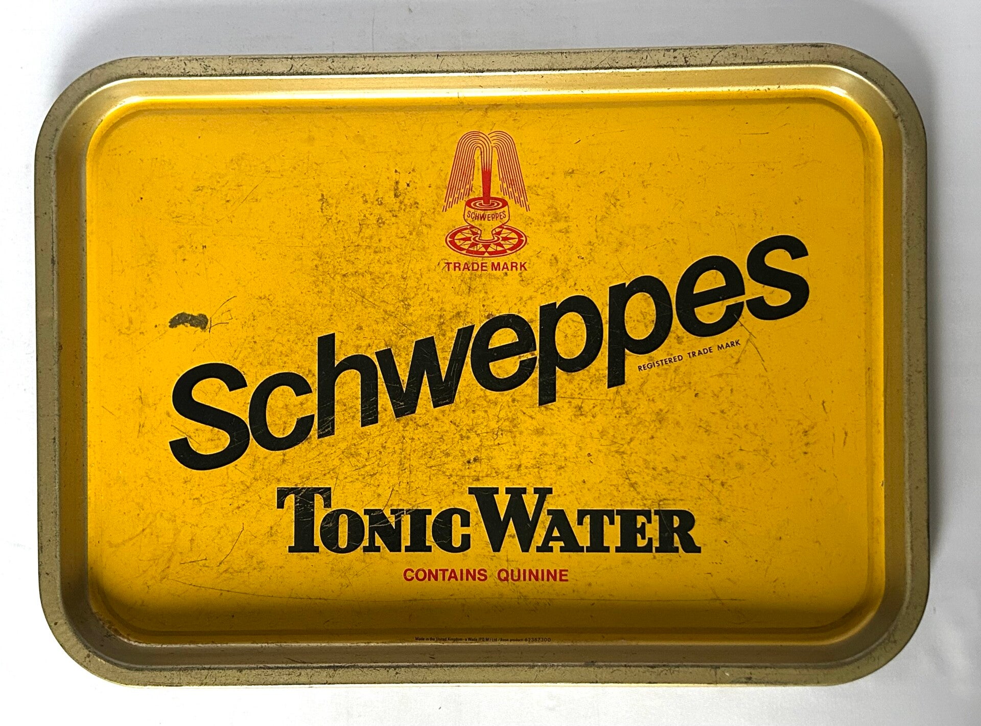 oud vintage dienblad plateau Schweppes