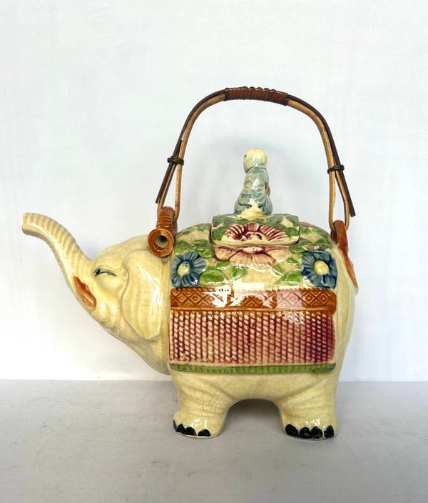 vintage theepot porselein olifant japans banko dai nippon