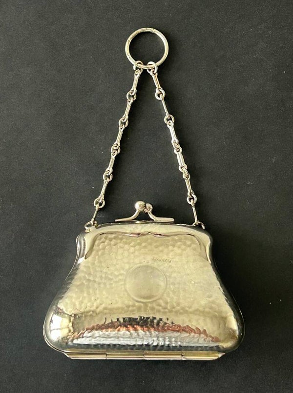 vintage verzilverde EPNS portemonnee geldbeugel