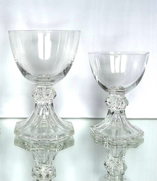 Val Saint Lambert set 12 stuks Yale kristal