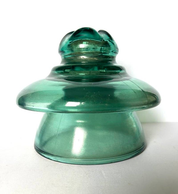 deco industrieel grote oude glazen mastisolator