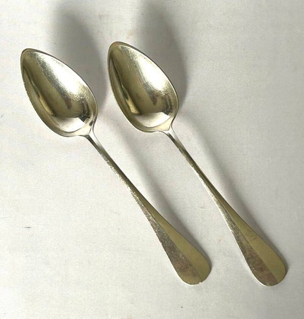 Christofle 2 verzilverde soeplepels