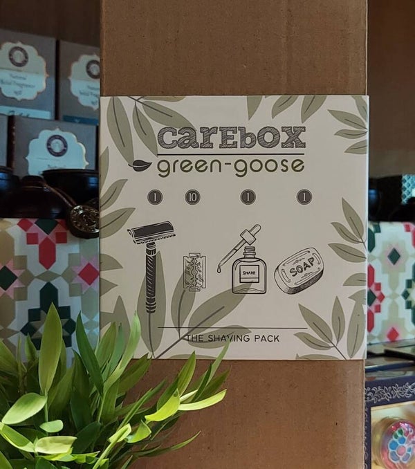 GREEN GOOSE Carebox - The Shaving Pack