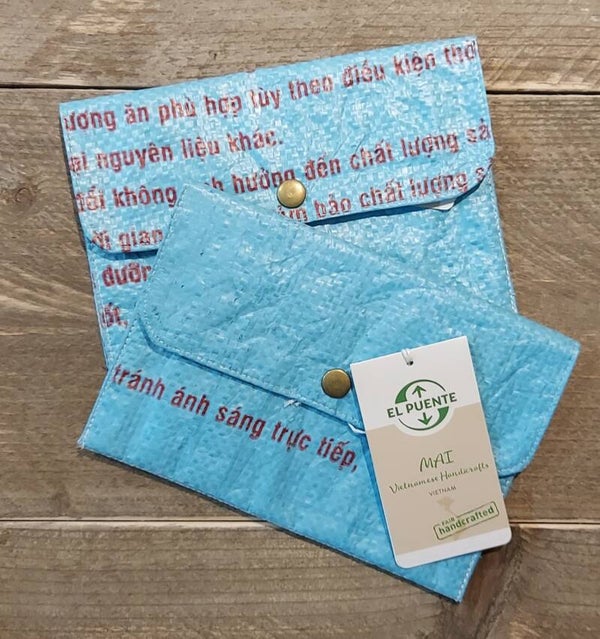 TASJE van gerecyclede rijstzakken