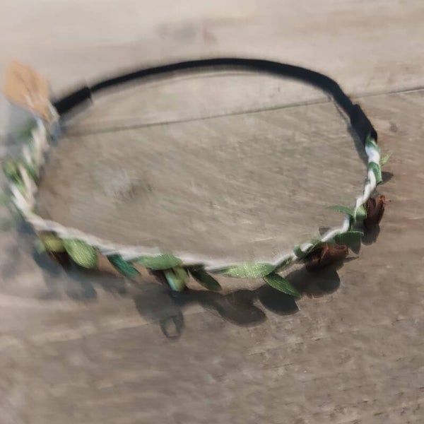 HOOFDBAND Met bloemetjes