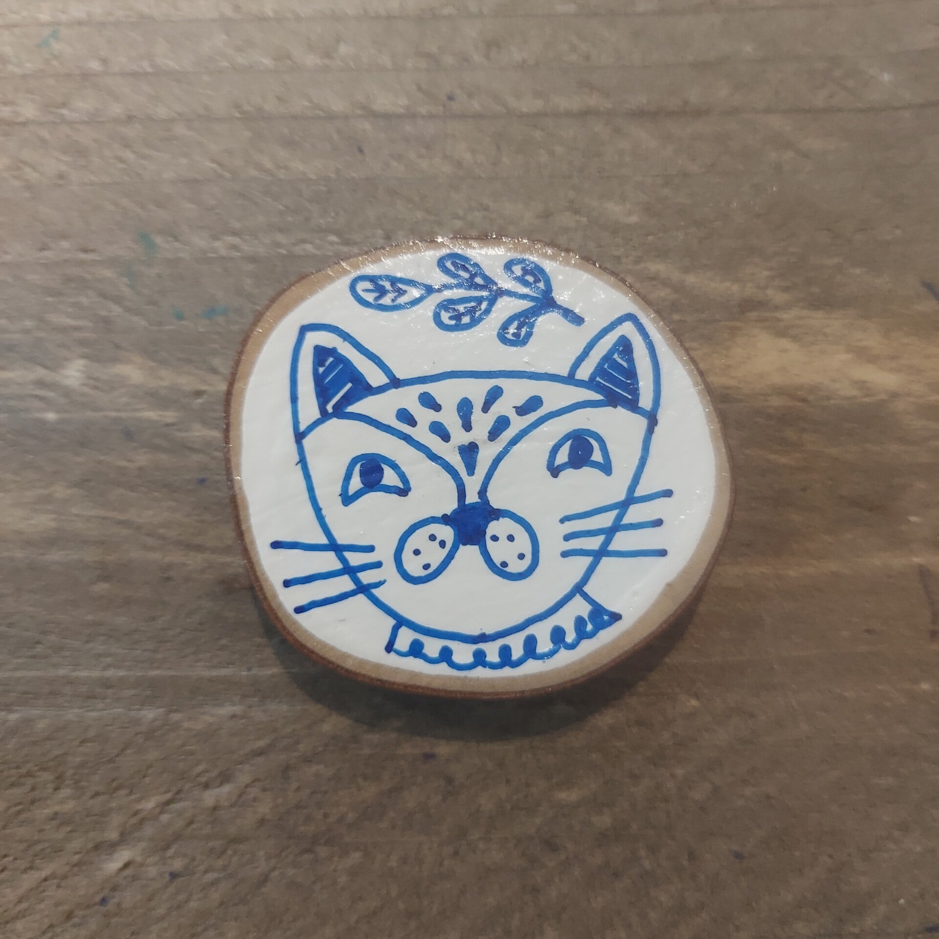 MAGNETEN | Cats & Dogs | Geschilderd | Hout