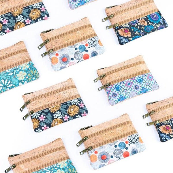 MINI MUNTZAKJE KURK 3 ritsen| Meninas Bonitas