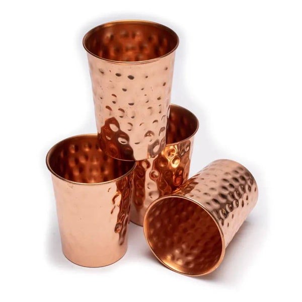 KOPEREN DRINKBEKER | Gehamerd | 250 ml
