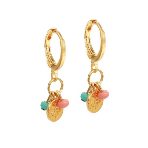 GOUDEN OORBELLEN Love Ibiza