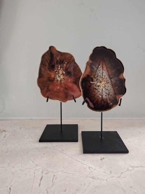 Ornamentje bruin/brons