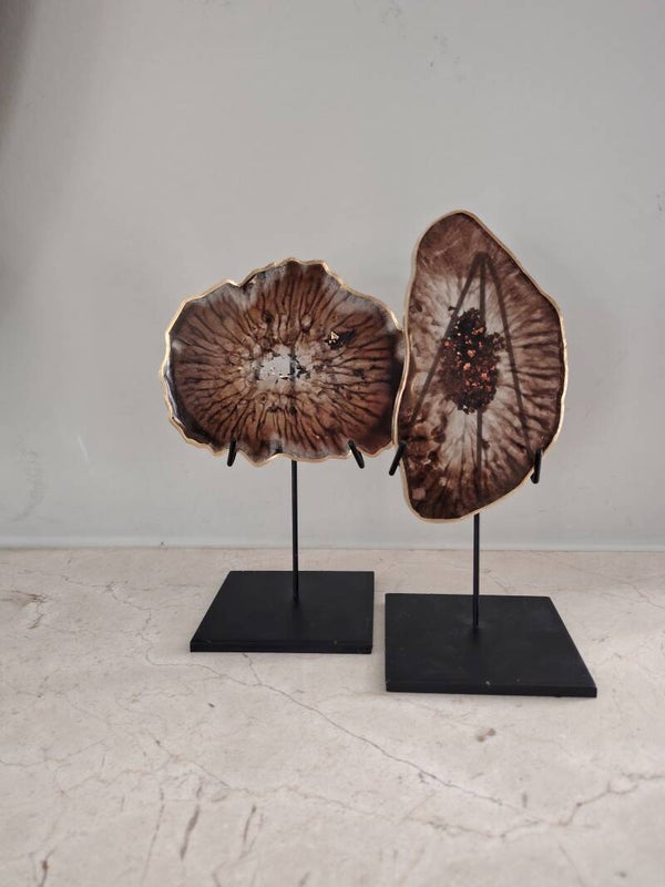 Ornamentje brown rechts