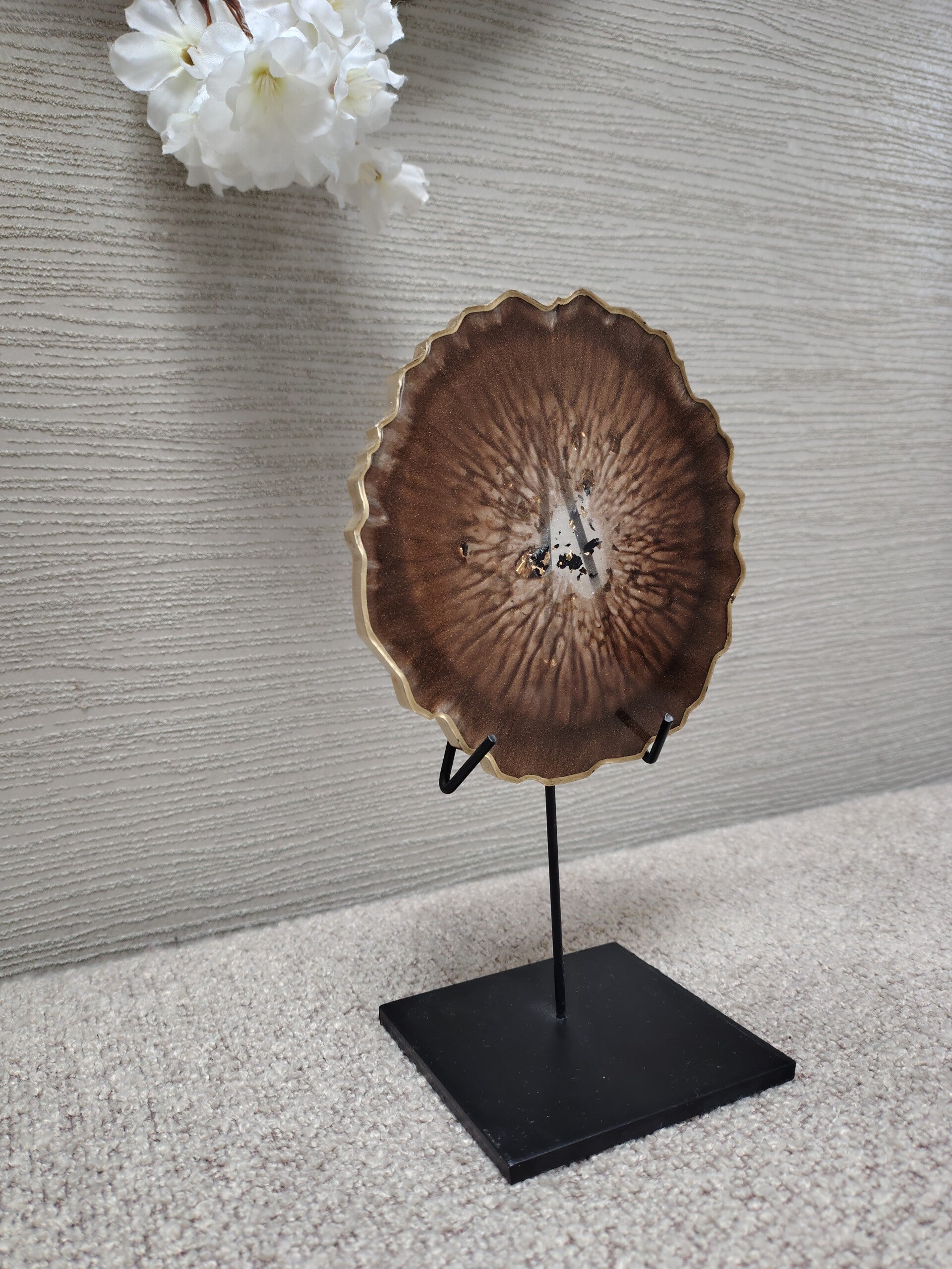 Ornamentje brown rond