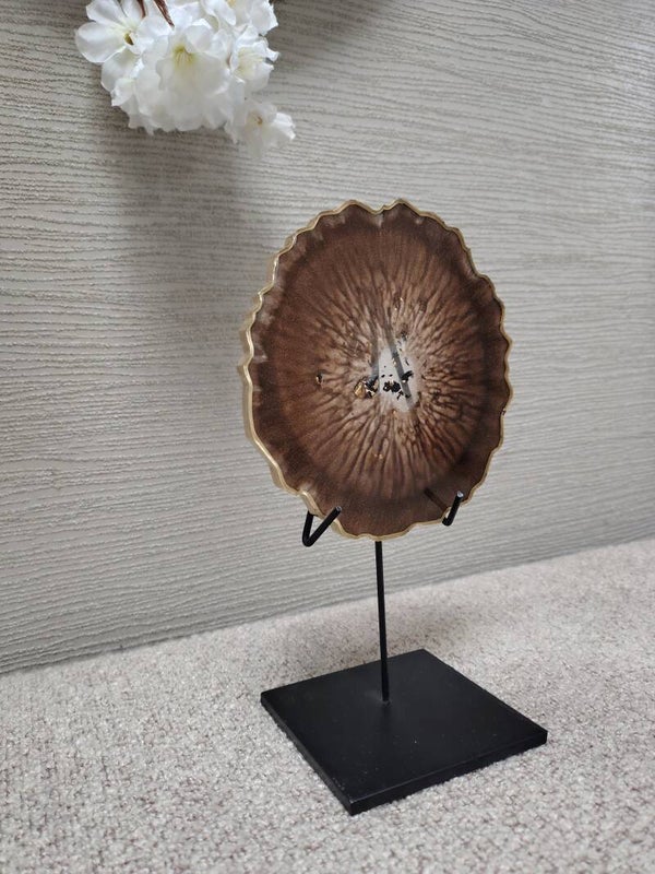 Ornamentje brown rond