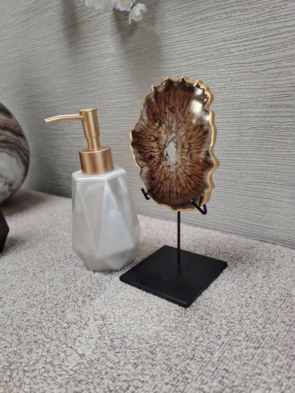 Zeepdispenser/ diffuser licht beige