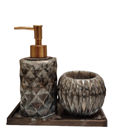 Zeepsetje marmerlook