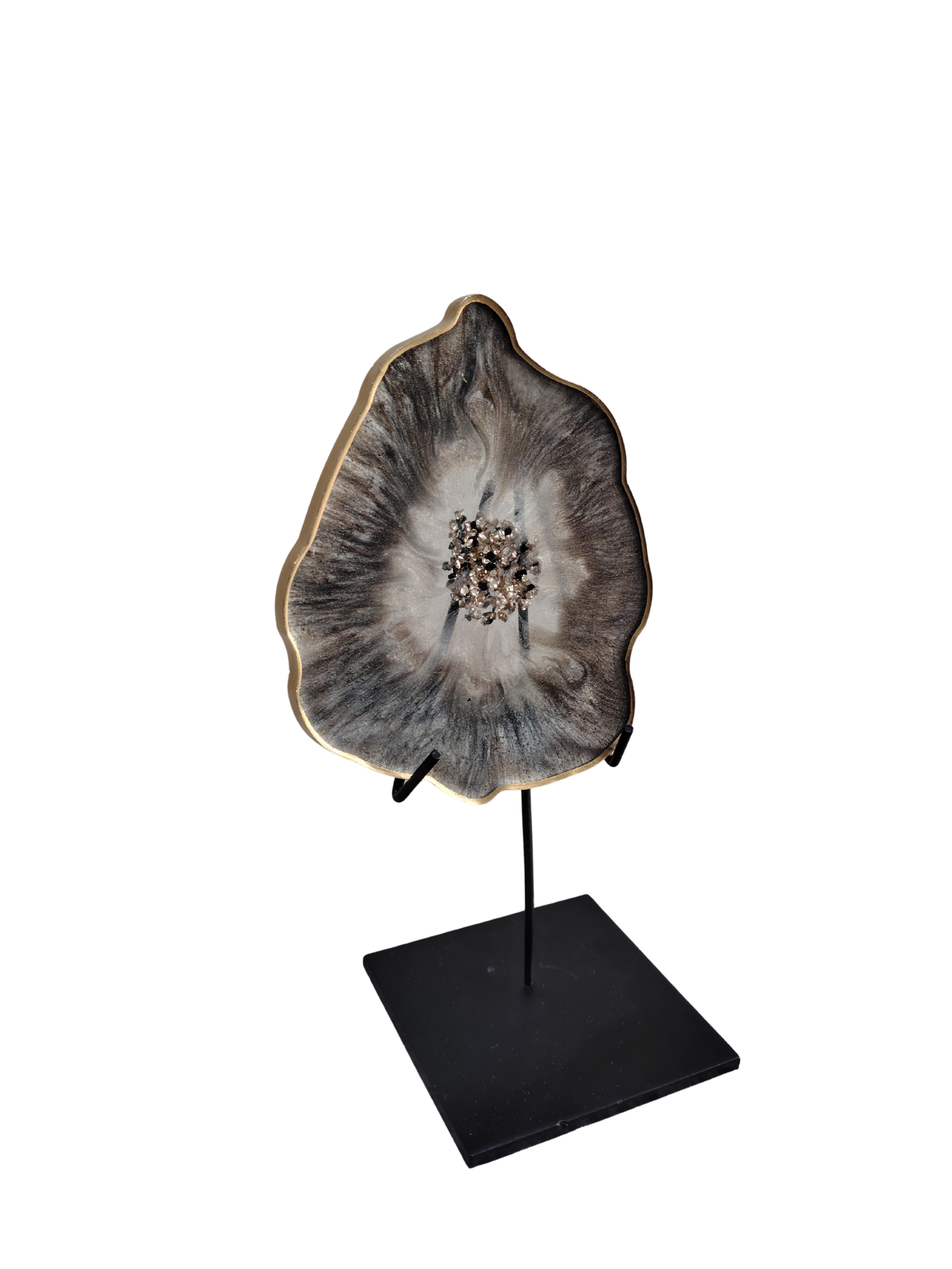 Ornamentje donkerbruin/beige