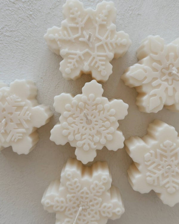 Snowflake Candles (6 per box)