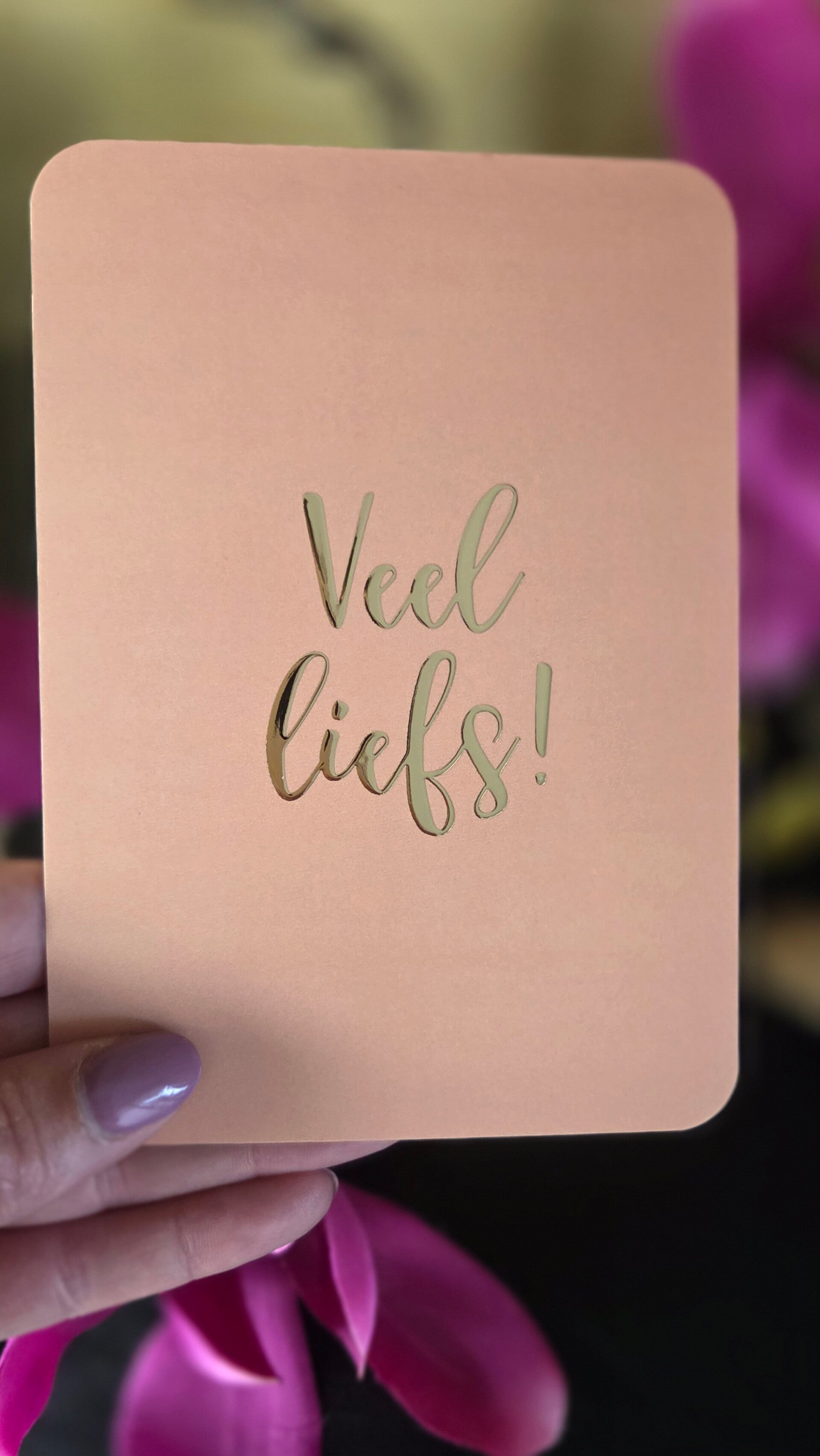 Veel liefs