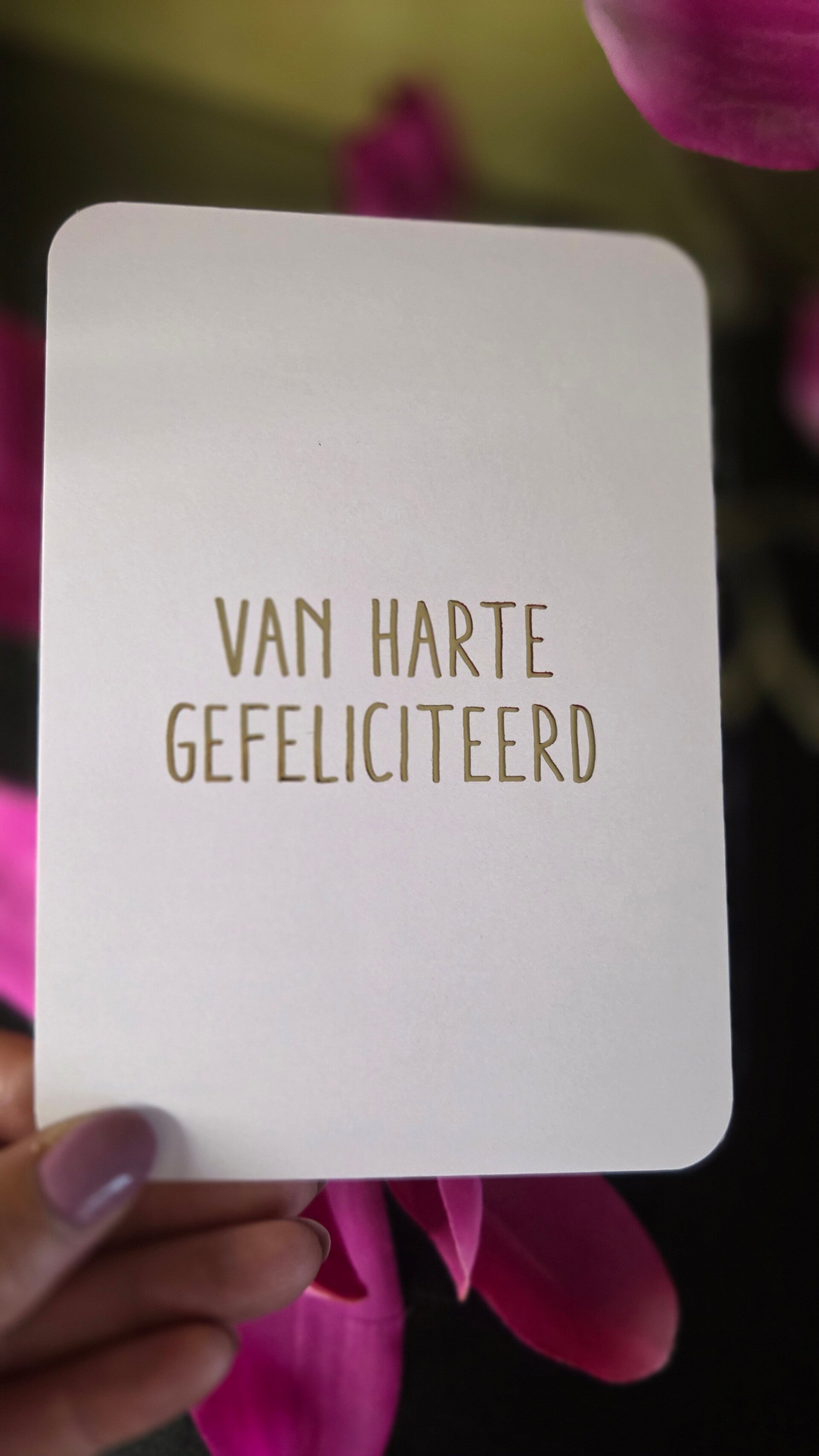 Van harte gefeliciteerd