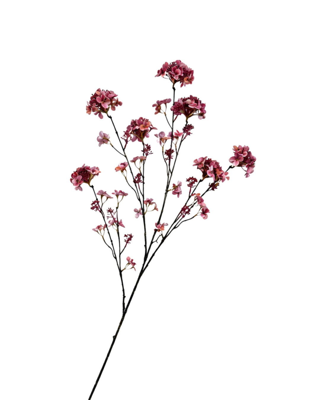 Hydrangea branch pink 109cm Silk House Europe