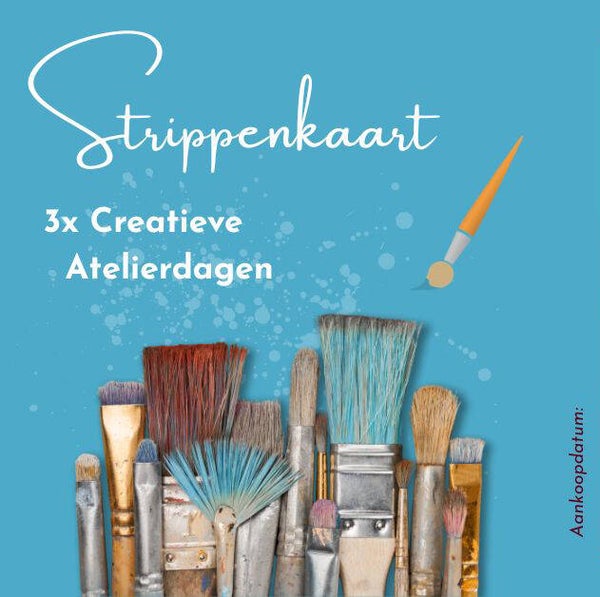 3x Creatieve Atelierdagen Strippenkaart
