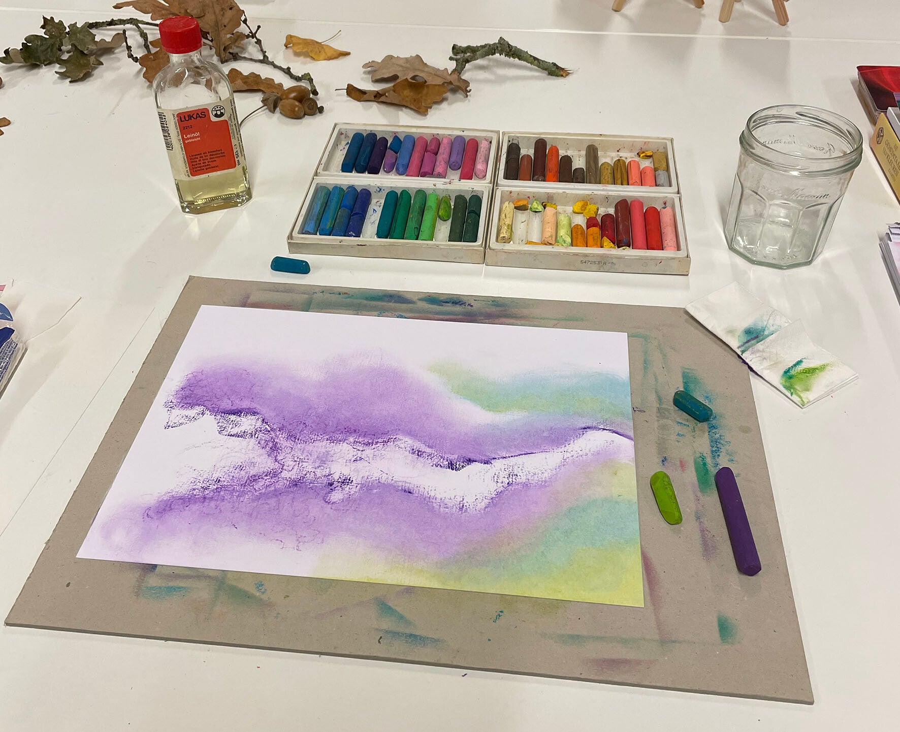 Workshop Oliepastelkrijt