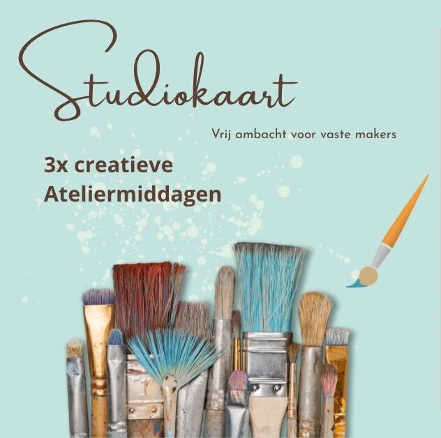 3x Ateliermiddagen voor creatieve makers