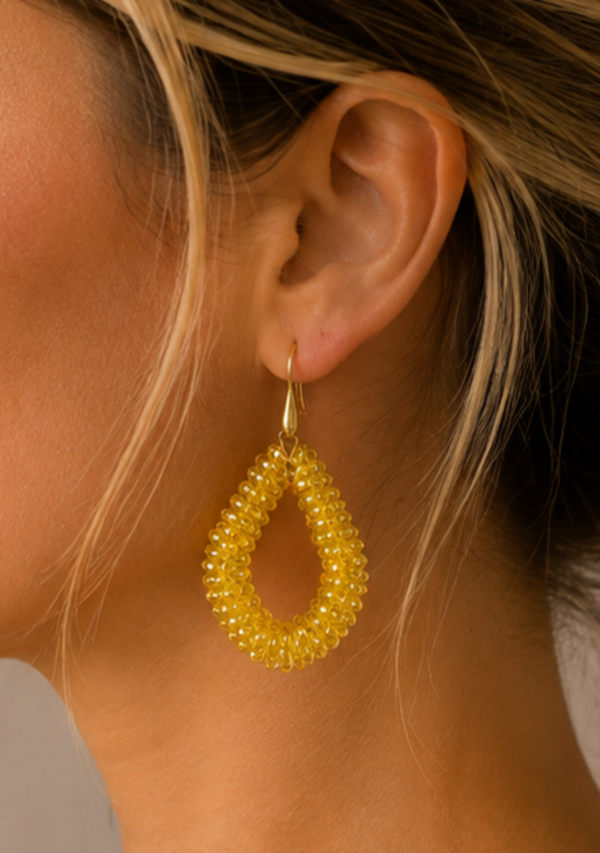 Belike Oorbellen Yellow Droplet