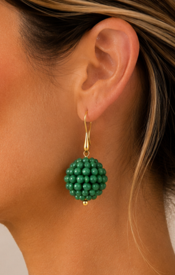 Belike Oorbellen Green Disco