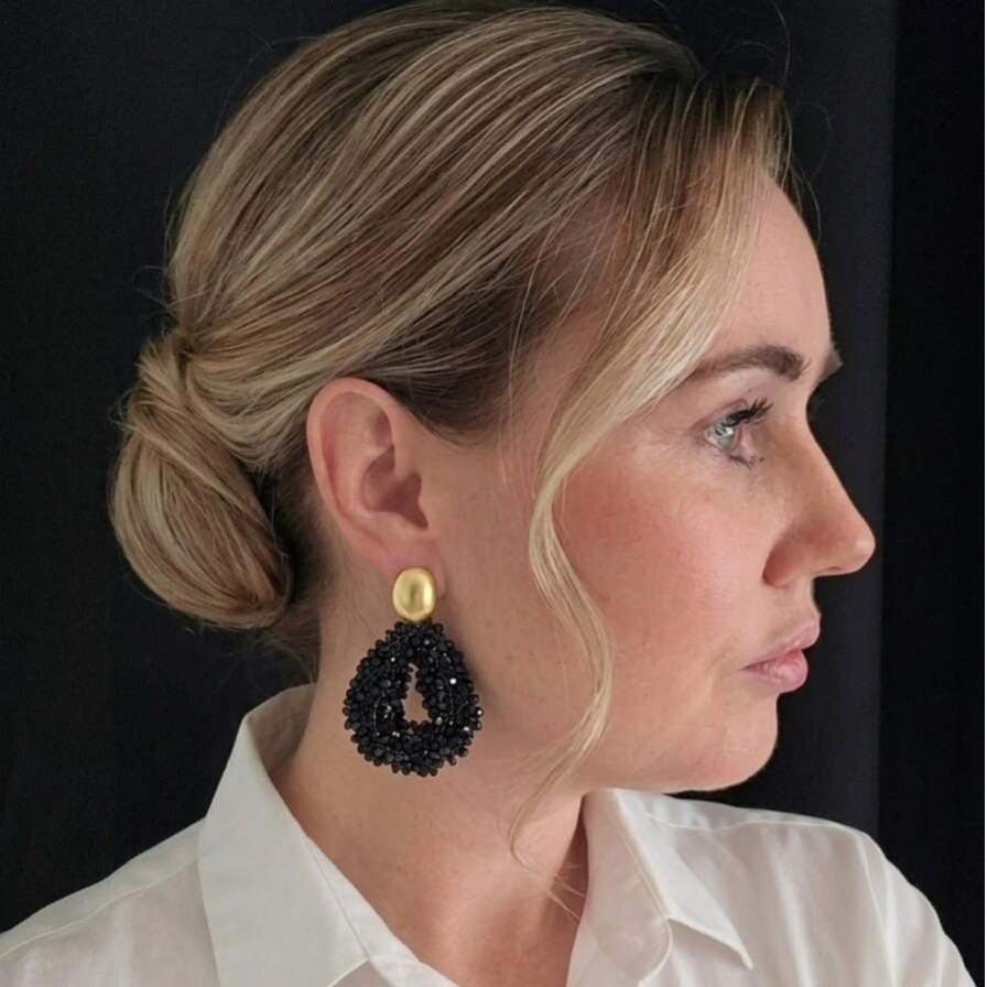 Belike Oorbellen Black Velvet