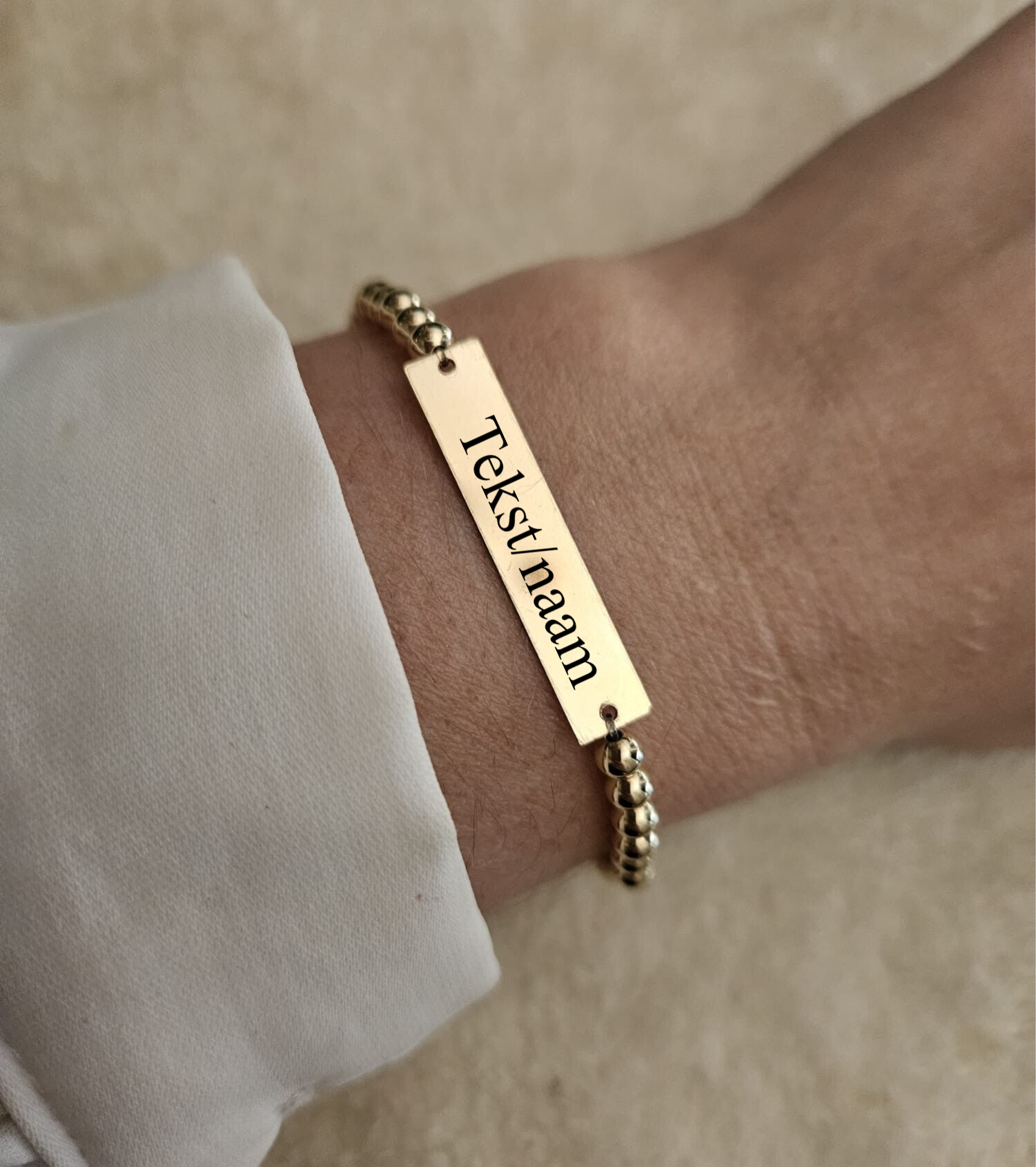 Armband Luxury 4MM Gegraveerd