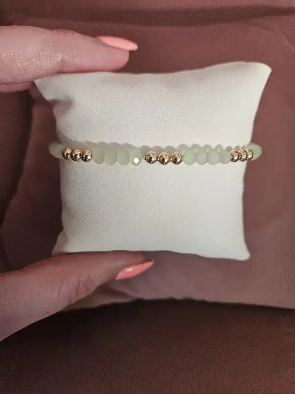 Armband Sparkling 4MM Summer Vibe Light Green