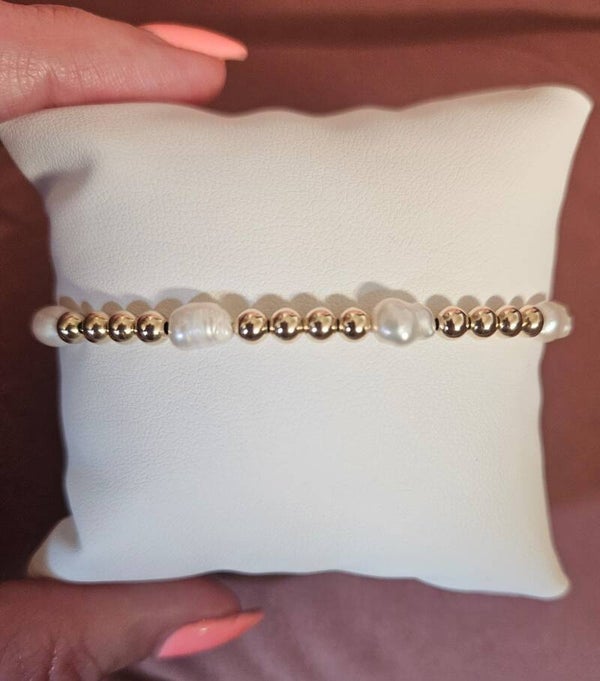 Armband Luxury 6MM Sweet Pearl