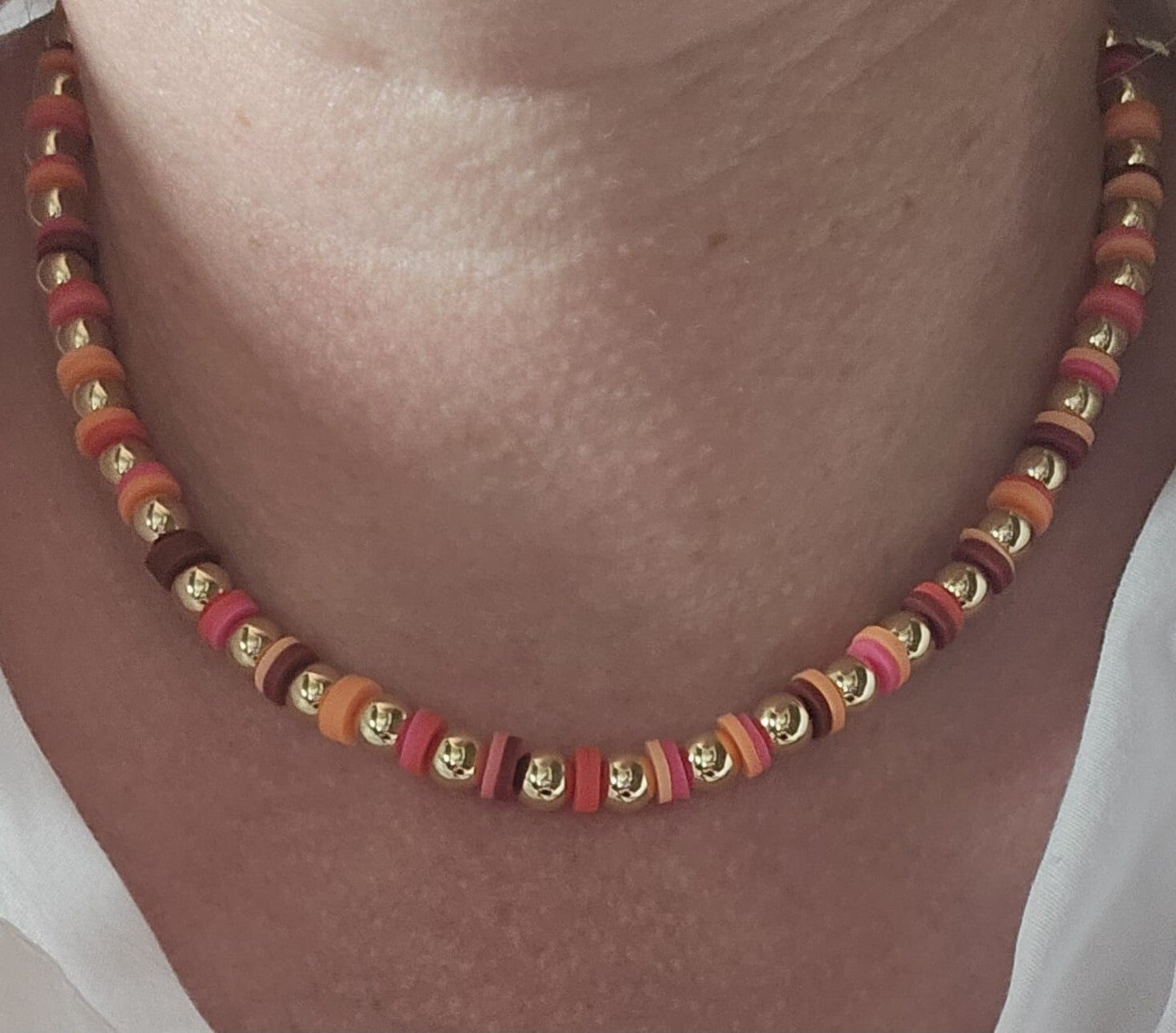 Ketting Luxury 6MM Rainbow Flora