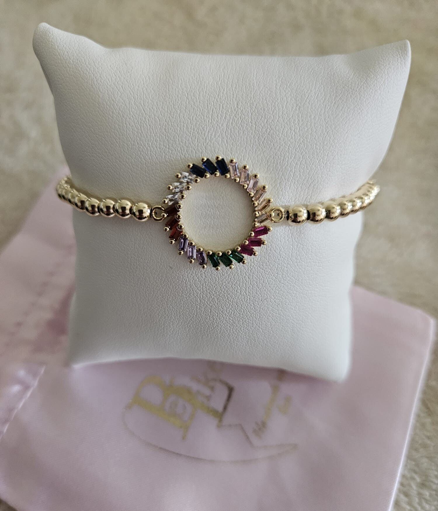 Armband Luxury 4MM Multicolour Rond