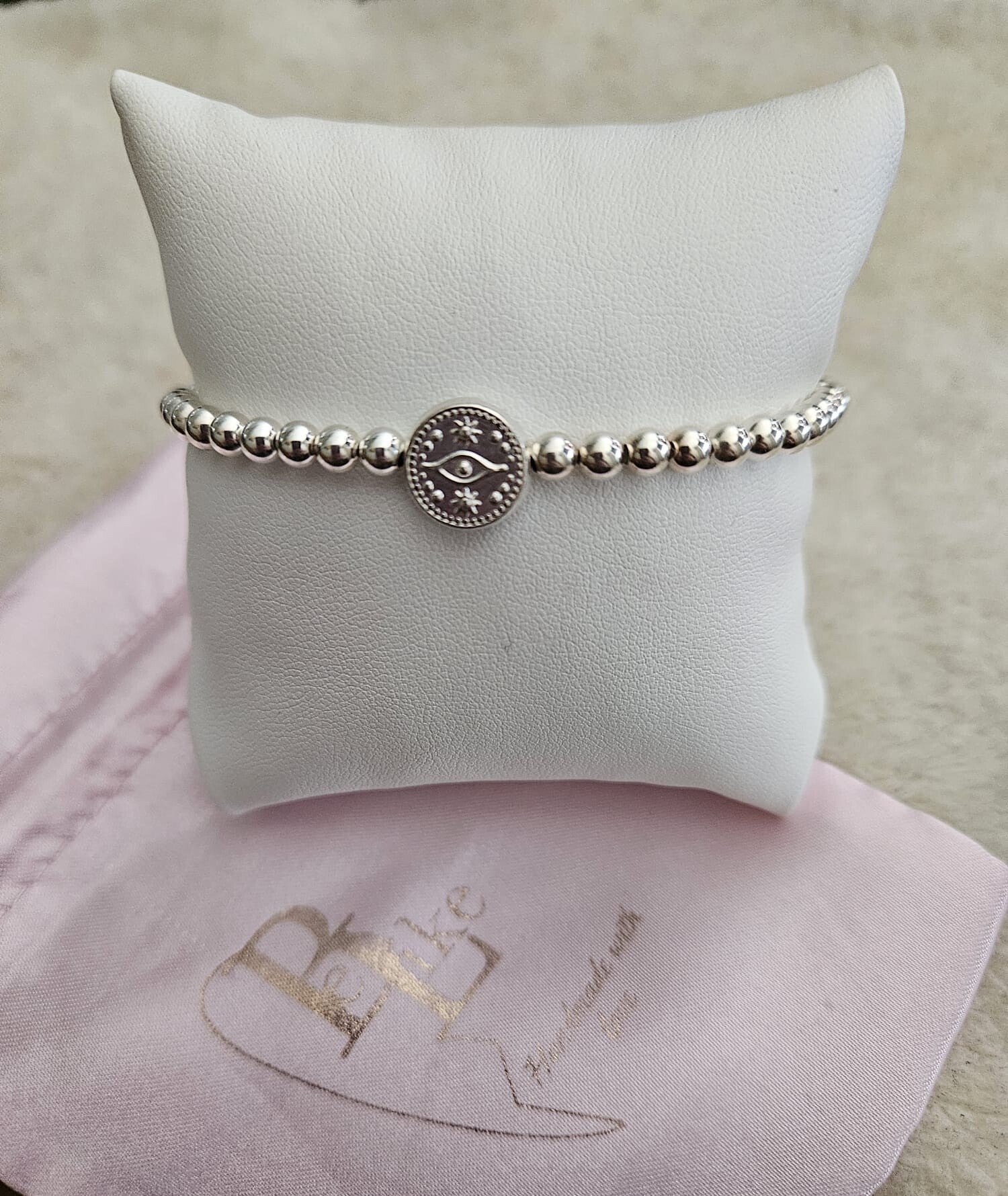 Armband Zilver 4MM Eye