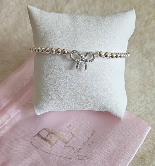 Armband Zilver 4MM Strikje