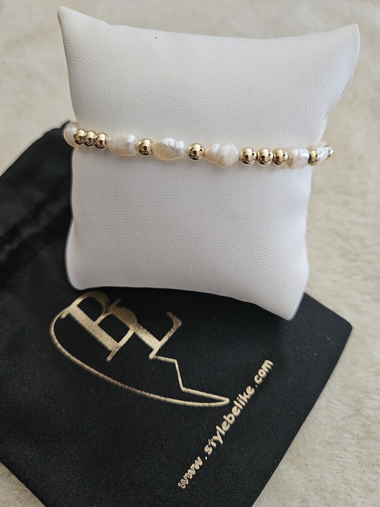 Armband Luxury 4MM Pearl