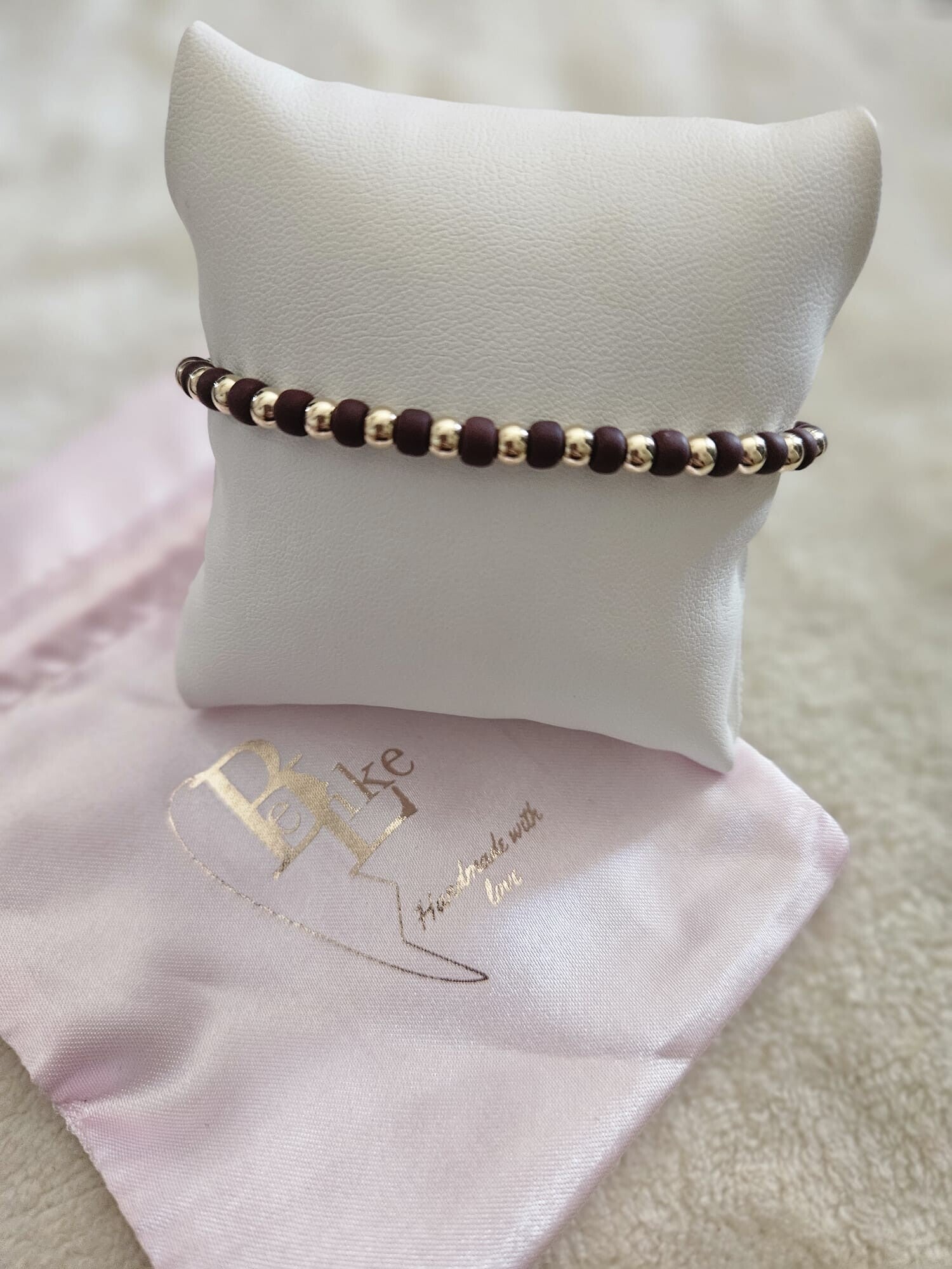 Armband Luxury 3MM Miyuki Chocolate