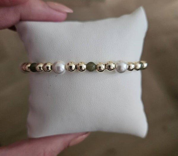 Armband Sparkling 5MM Beautiful Green