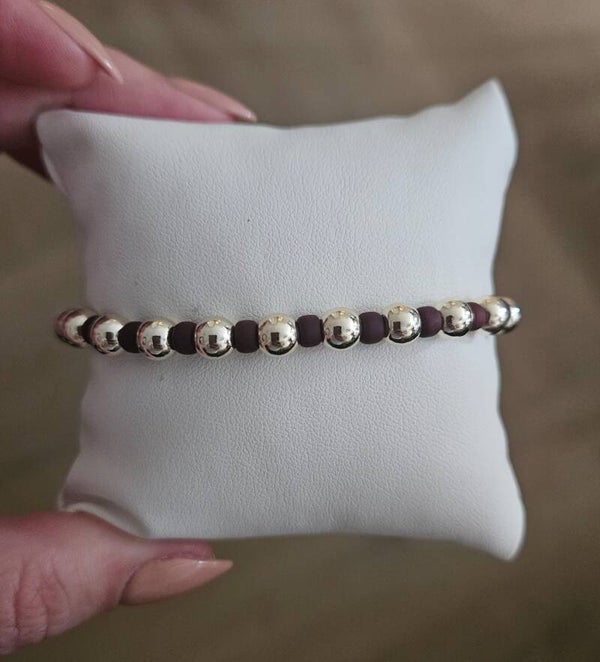 Armband Sparkling 6MM Brown Miyuki