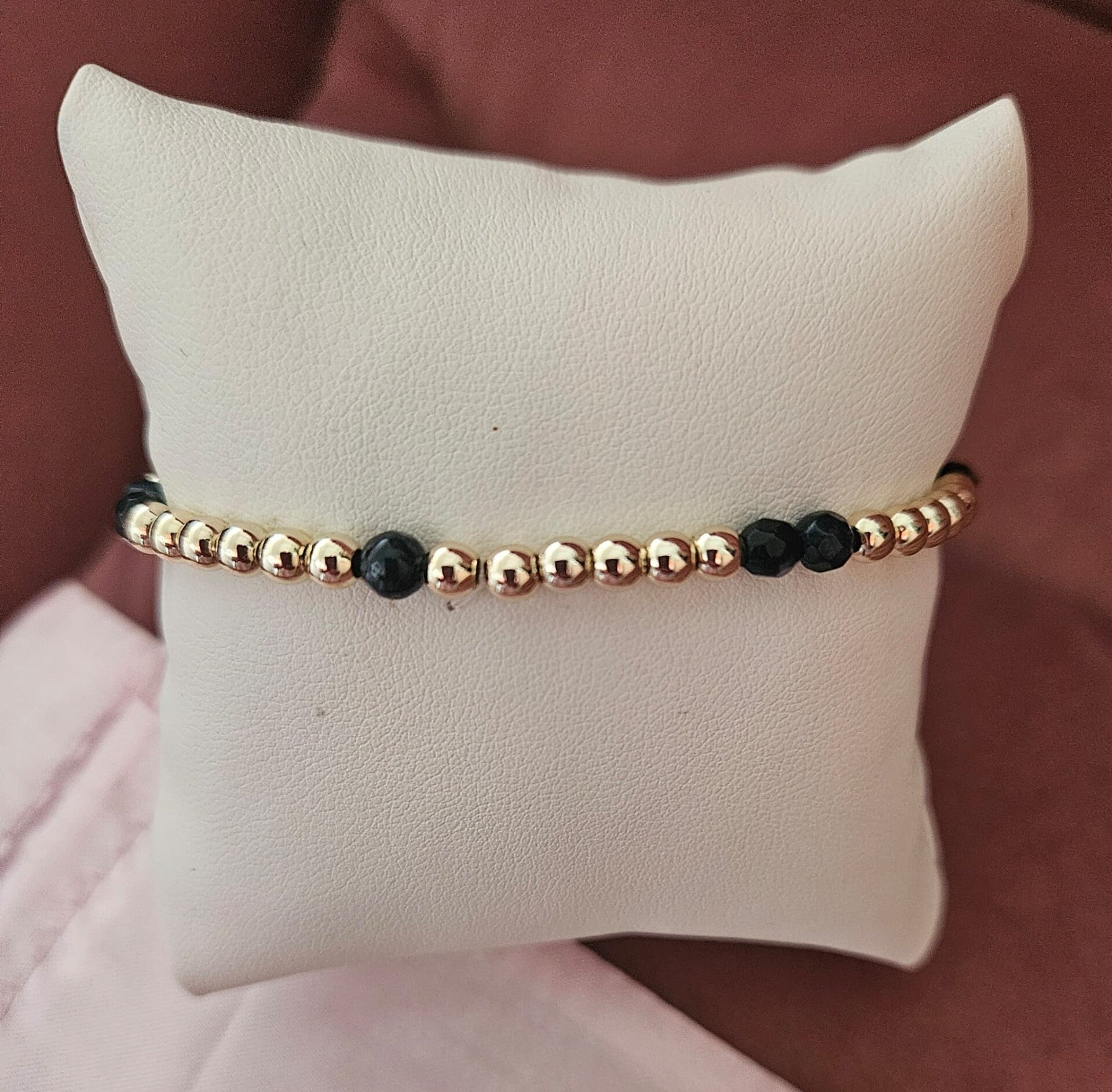Armband Sparkling 4MM Facet Dark Blue